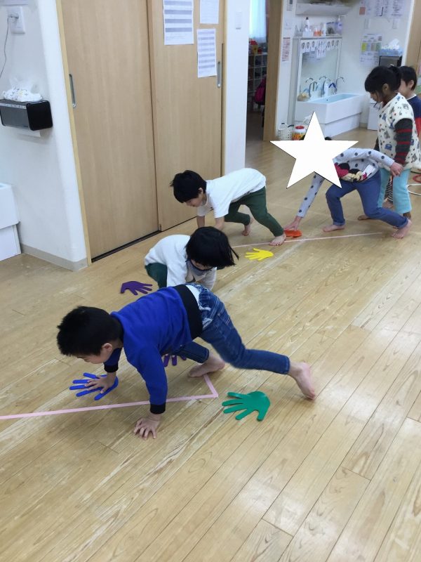 幼児組 運動サーキット ゲーム遊び にじいろ保育園ブログ