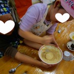 食育活動　“りんごケーキ作り”