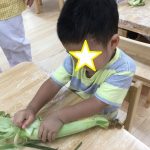 食育活動・とうもろこし