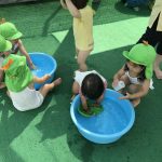 みんなで水遊び♪
