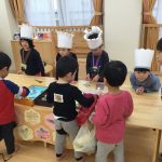 幼児３クラスのお店屋さんごっこ