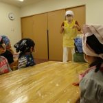うみ組　クッキング～さつまいもとりんごのつつみ焼き～