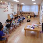 うみ組 咳エチケット指導