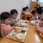 だいち組 給食の様子です