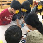 造形教室でスライム（そら）