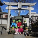 初詣(ふたば組と幼児組)