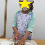 にじいろ保育園二子新地　野菜切り