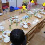5月29日 給食時のコロナ対策