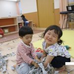 ふたばぐみの新聞遊び