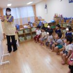 ふたば組 手洗い指導