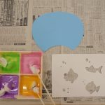 ふたば組:タンポでの色型染め