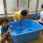 水遊び