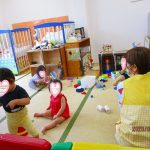 ８月１７日　☂日陰のうちにあそぼう！