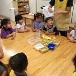 うみ組 手作りゼリーで感触遊び