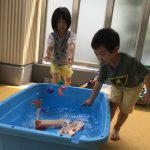 船の進水式
