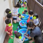 本格的な水遊び