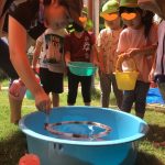先週の水遊び閉め
