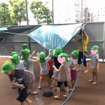 幼児ふんすい公園2020夏：ホースであそぼう