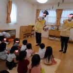 9/1 幼児 防災教育③ ~自分の名前・家族の名前言えるかな~