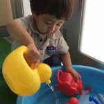 水遊びーーー！！