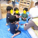 うみ組 さつまいも洗いをしました!