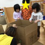 そら組・たいよう組 ダンボールハウスづくりをしました!