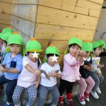 そよかぜ組 砂場で芋ほり