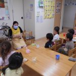 幼児組 α化米体験