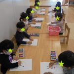 うみ・そら組:サンタ似顔絵展へむけて①