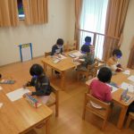 たいよう組:サンタ似顔絵展へむけて②