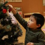 クリスマスツリーを飾りました☆