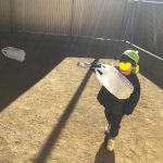 ふたば組:レジ袋の凧上げ