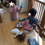 １つ上のクラスで遊びました
