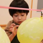 鬼のお面作り