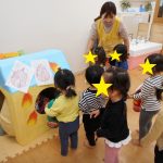 そよかぜ組の消防訓練