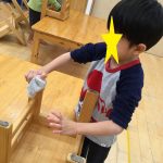 にじいろ保育園二子新地　大掃除