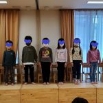 そら・たいよう組：卒園式練習の後に