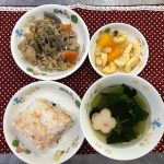 令和２年度　ひな祭り行事食