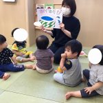 水遊びのお話をしました!!