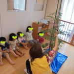 幼児：6月25日トマト栽培活動