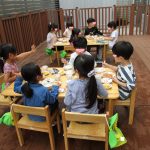 ＊テラスごはん＊　うみ・そら・たいようぐみ