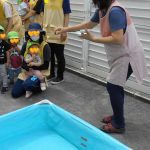 今年も水遊びを始めます！。