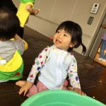 だいち組はじめての水遊び♪