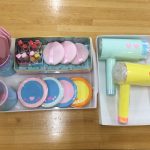 手作りおもちゃでごっこ遊び