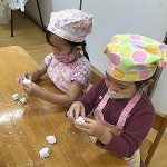 お月見団子作り