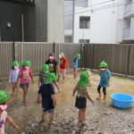 幼児:水遊び納め