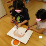 幼児:三つ編みができるようになりました