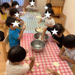「ふたば組のお月見団子製作」