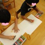 幼児:運動会の思い出(経験画)