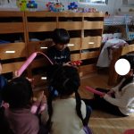【そら組　　風船鉄砲】